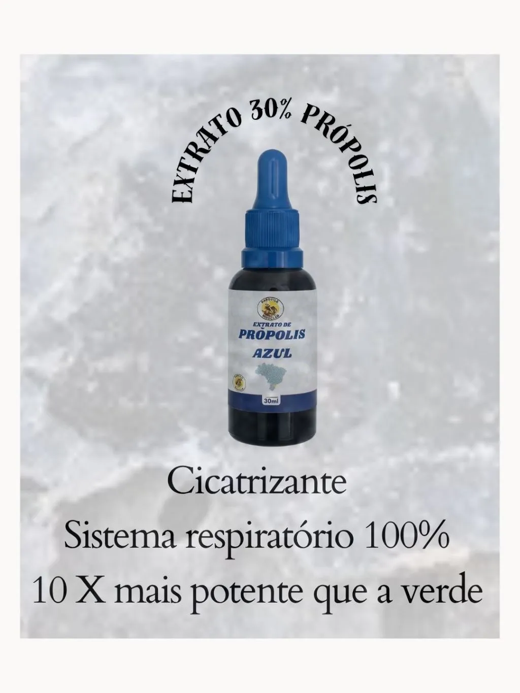 Extrato Própolis Azul Orgânico 2un De Abelha Em Abelha 30ml Sabor:Sem sabor — 2