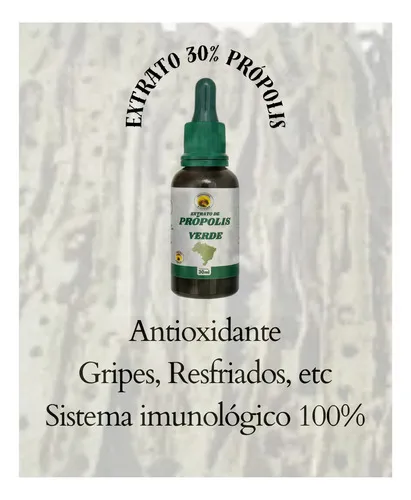 Extrato Própolis Verde Orgânico 3un Abelha Em Abelha 30ml — 2