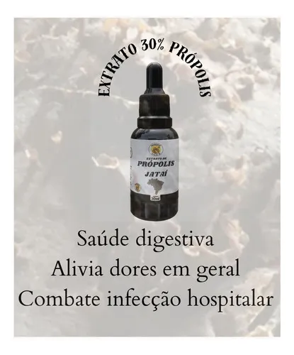 Extrato Própolis Jataí Orgânico 2un De Abelha Em Abelha 30ml — 2