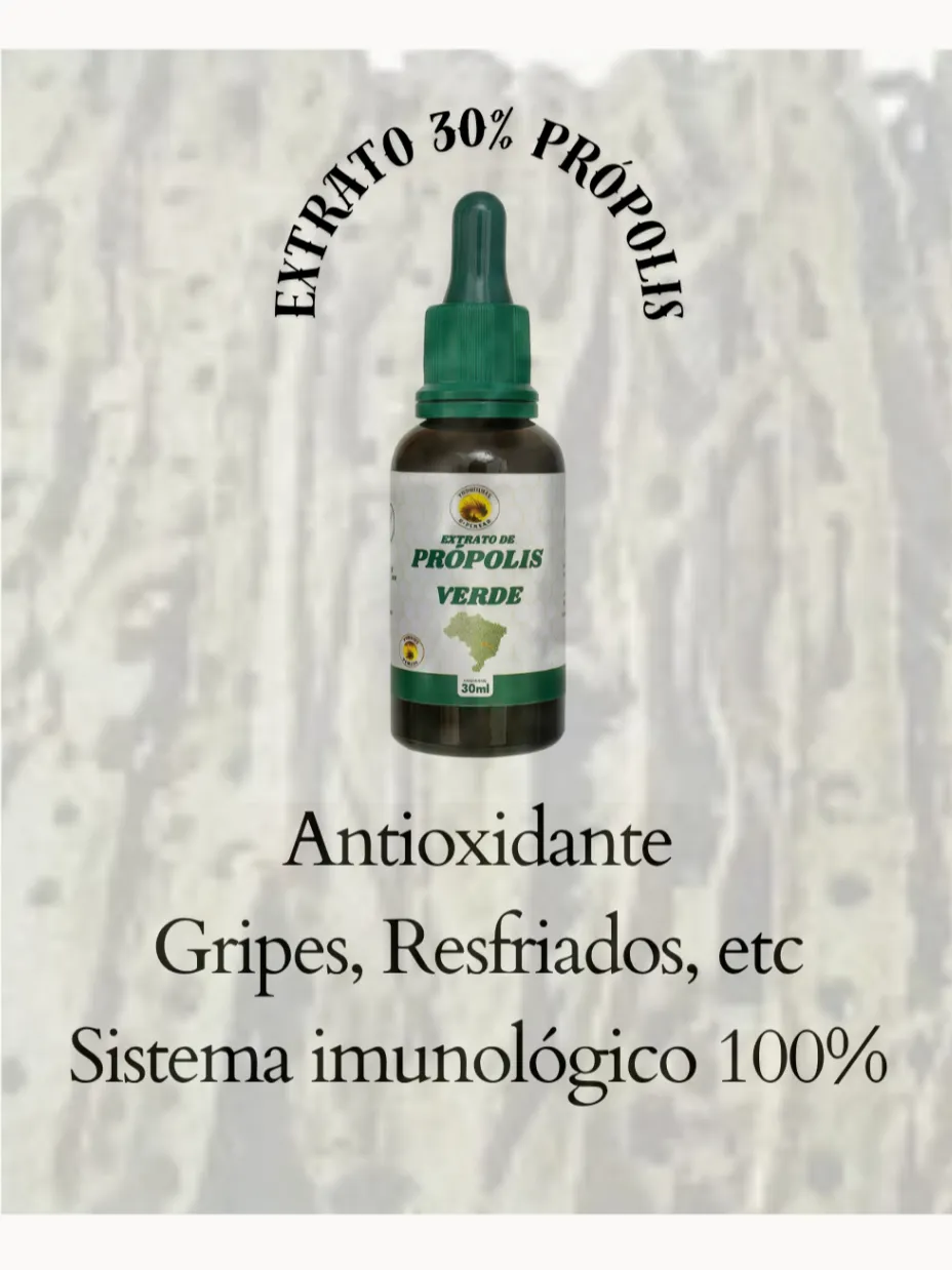 Extrato Própolis Verde Orgânico 1un De Abelha Em Abelha 30ml Sabor:Sem sabor — 2