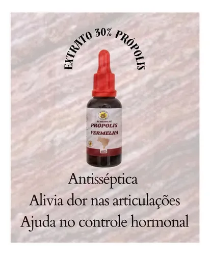 Extrato Própolis Vermelha Orgânico 3un Abelha Em Abelha 30ml — 2