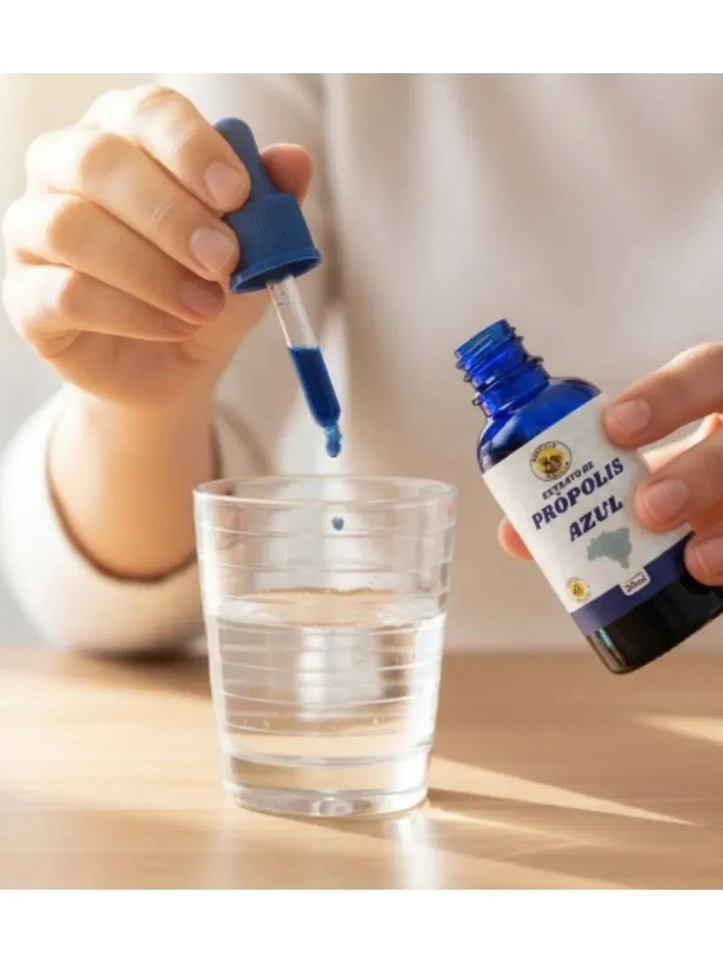 Extrato Própolis Azul Orgânico 2un De Abelha Em Abelha 30ml Sabor:Sem sabor — 3
