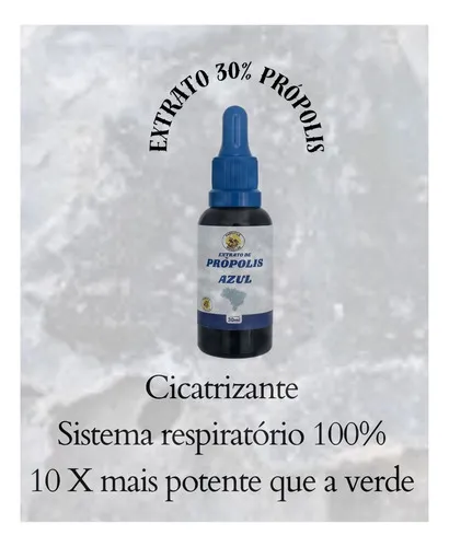 Extrato Própolis Azul Orgânico 3un Abelha Em Abelha 30ml — 2