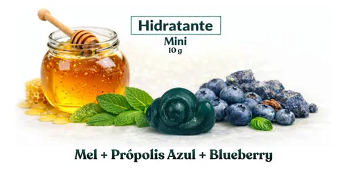 Kit Mini Sabonete Artesanal Luxo Mel+ Própolis + Frutas 10g — 6