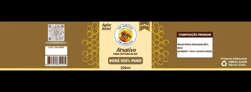Atrativo Borá Super Premium De Abelha Em Abelha 200ml — 3