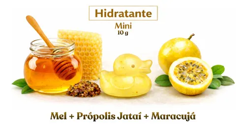 Kit Mini Sabonete Artesanal Luxo Mel+ Própolis + Frutas 10g — 3