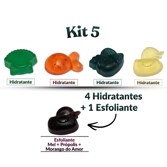 Mini Sabonete Artesanal Coleção Luxo Mel, Própolis e Frutas De Abelha Em Abelha 10g Cada Presente — 2