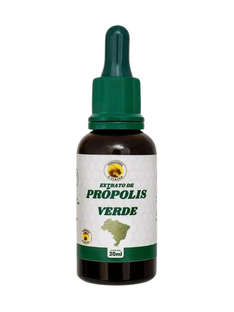 Extrato Própolis Verde Orgânico 1un De Abelha Em Abelha 30ml Sabor:Sem sabor