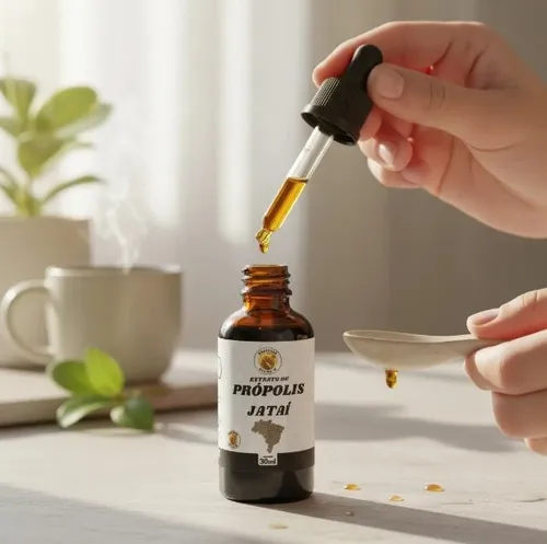 Extrato Própolis Jataí Orgânico 3un Abelha Em Abelha 30ml — 3