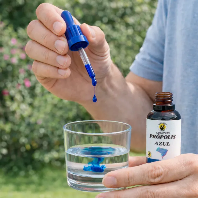 Extrato Própolis Azul Orgânico 1un De Abelha Em Abelha 30ml Sabor:Sem sabor — 6