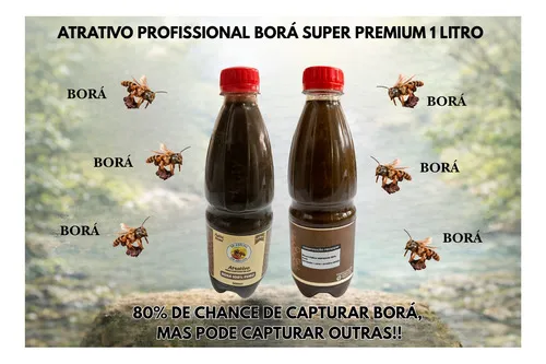 Atrativo Borá Super Premium De Abelha Em Abelha 1litro — 2