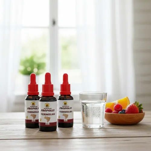 Extrato Própolis Vermelha Orgânico 3un Abelha Em Abelha 30ml — 3