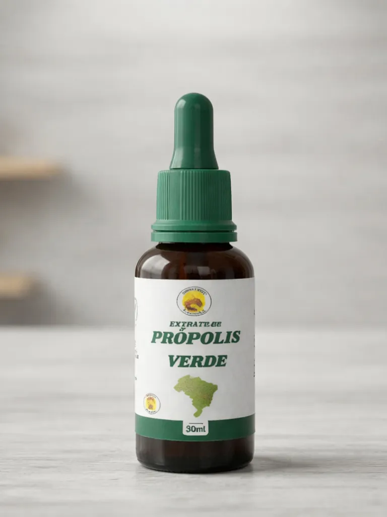 Extrato Própolis Verde Orgânico 1un De Abelha Em Abelha 30ml Sabor:Sem sabor — 3