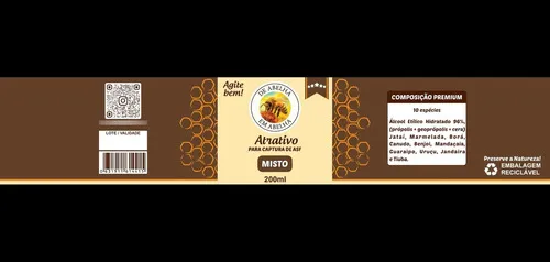 Atrativo Misto Premium Jataí, Iraí, Mandaçaia, Benjoi 200ml — 3